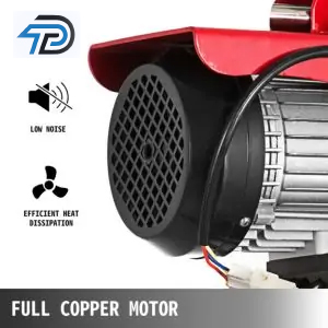 Electric Wire Rope Hoist With Electric Trolley 1T